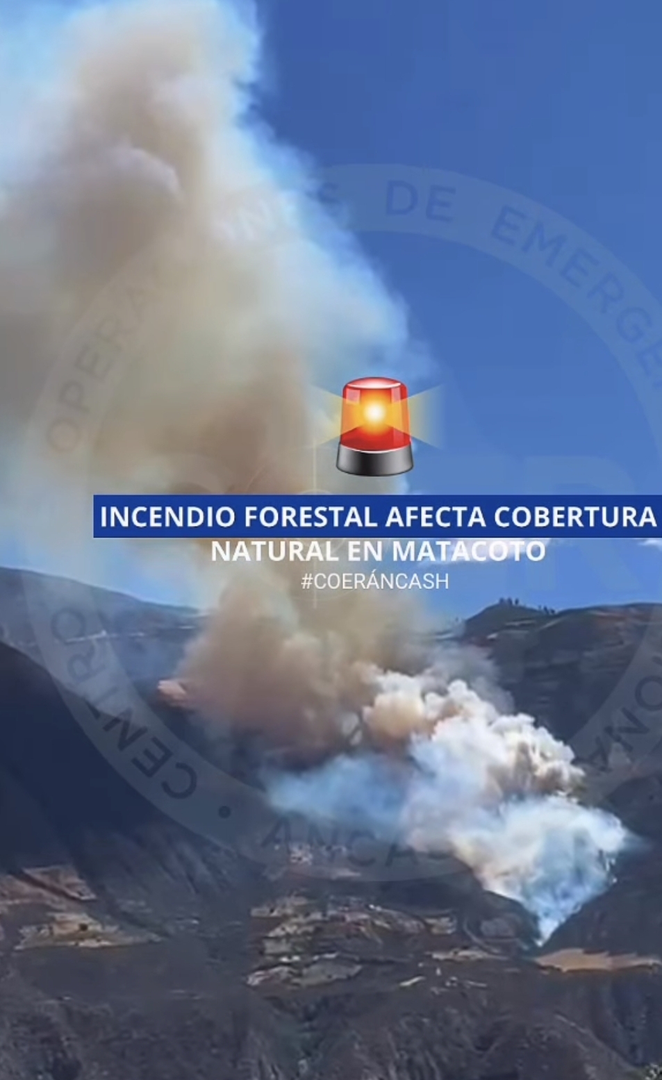 INCENDIO FORESTAL EN MATACOTO CONSUME DOS HECTÁREAS Y REAVIVA LA PREOCUPACIÓN POR LOS SINIESTROS DE ORIGEN HUMANO