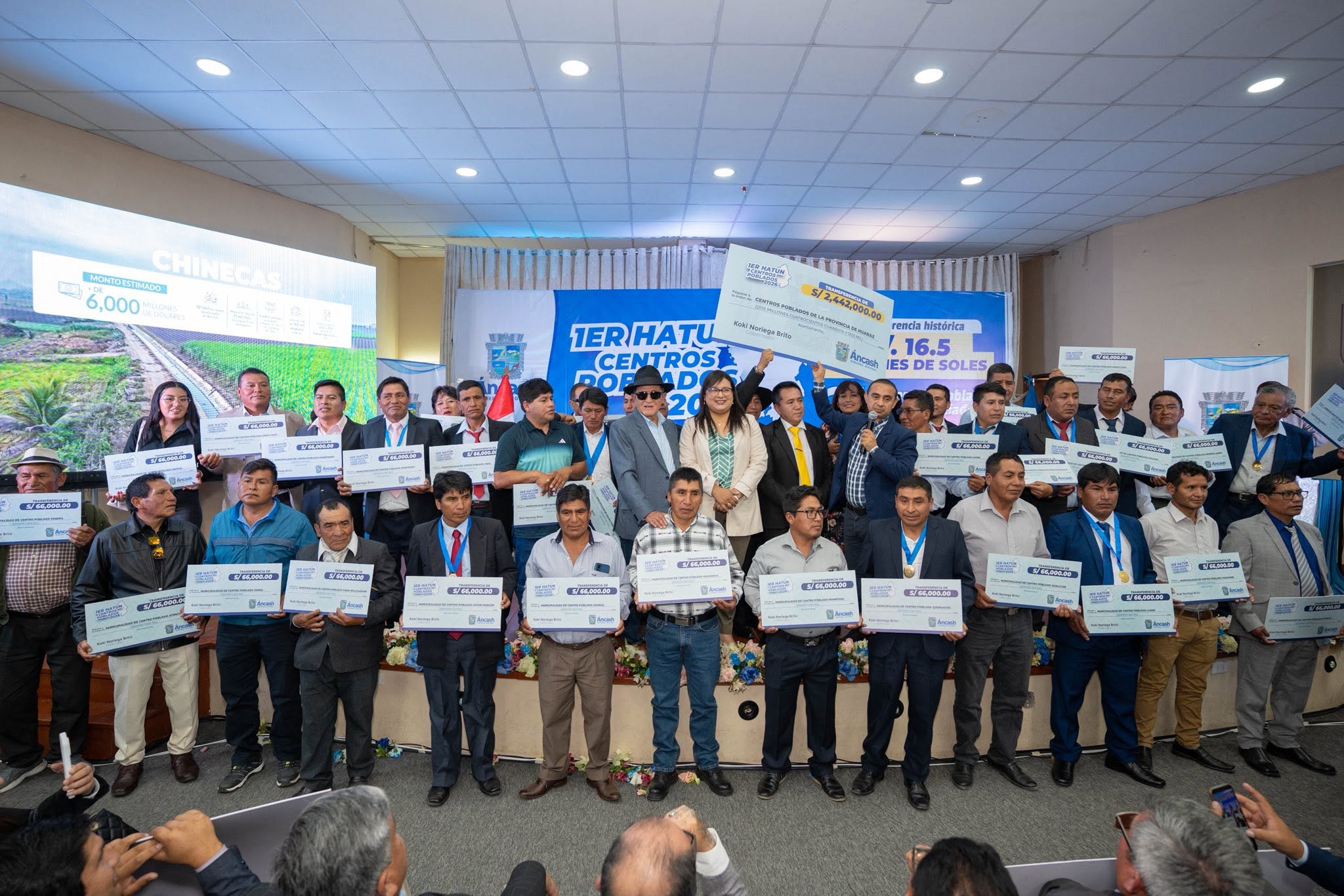 GOBIERNO REGIONAL DE ÁNCASH REPARTE S/ 16.5 MILLONES A 250 CENTROS POBLADOS: ¿SE ROMPERÁ EL ABANDONO O SOLO CAMBIARÁ EL DISCURSO?