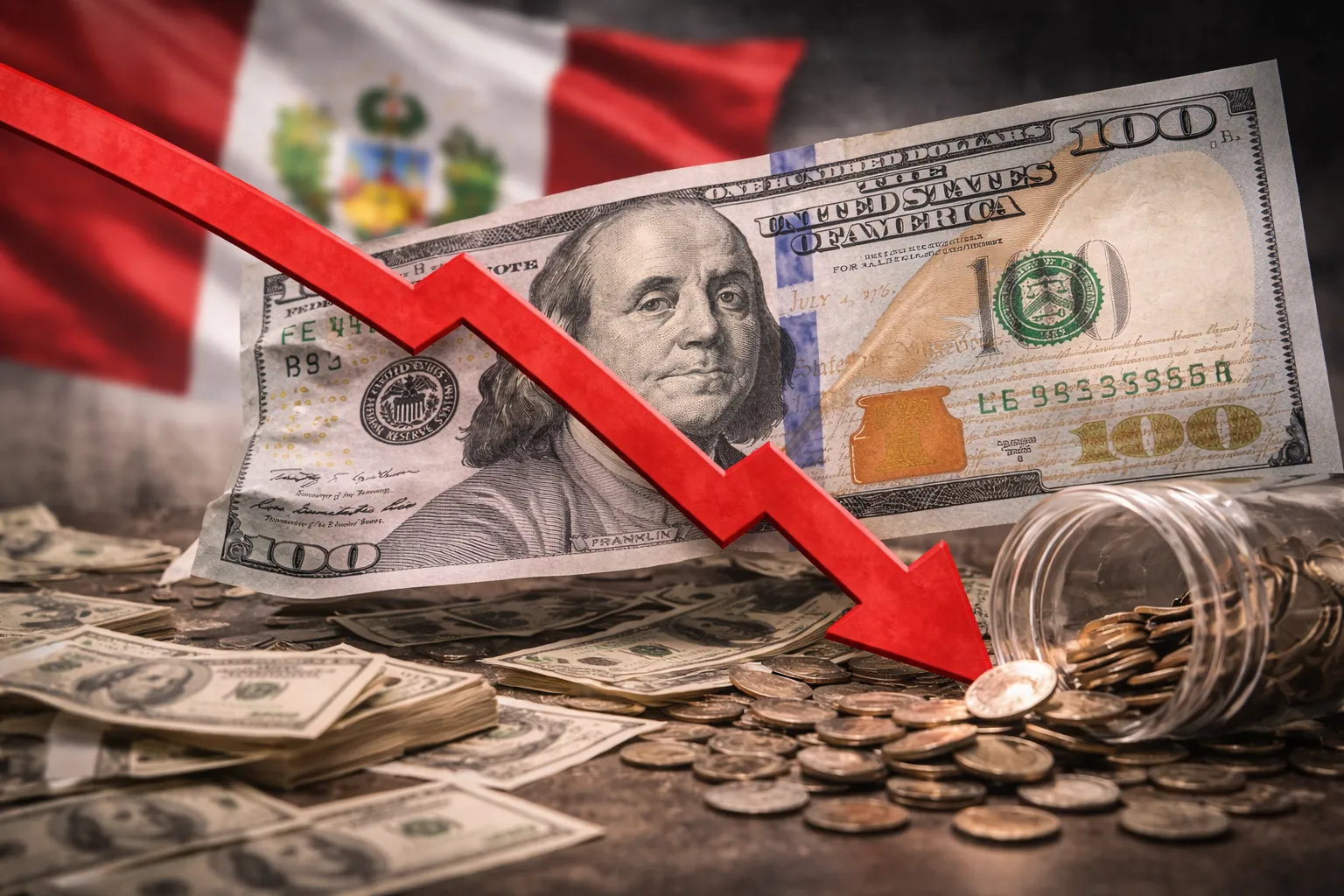 DÓLAR INICIA LA JORNADA A LA BAJA Y SE COTIZA EN S/ 3.363
